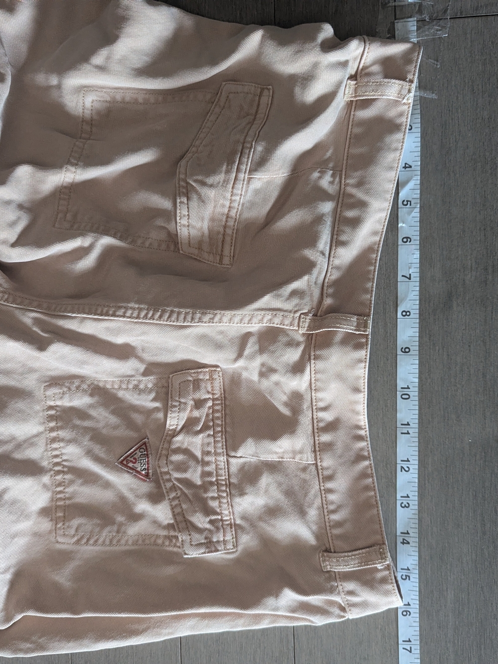 Cargo Pants in Light Pinkish Beige 29 Guess Lyocell - Picture 5 of 5